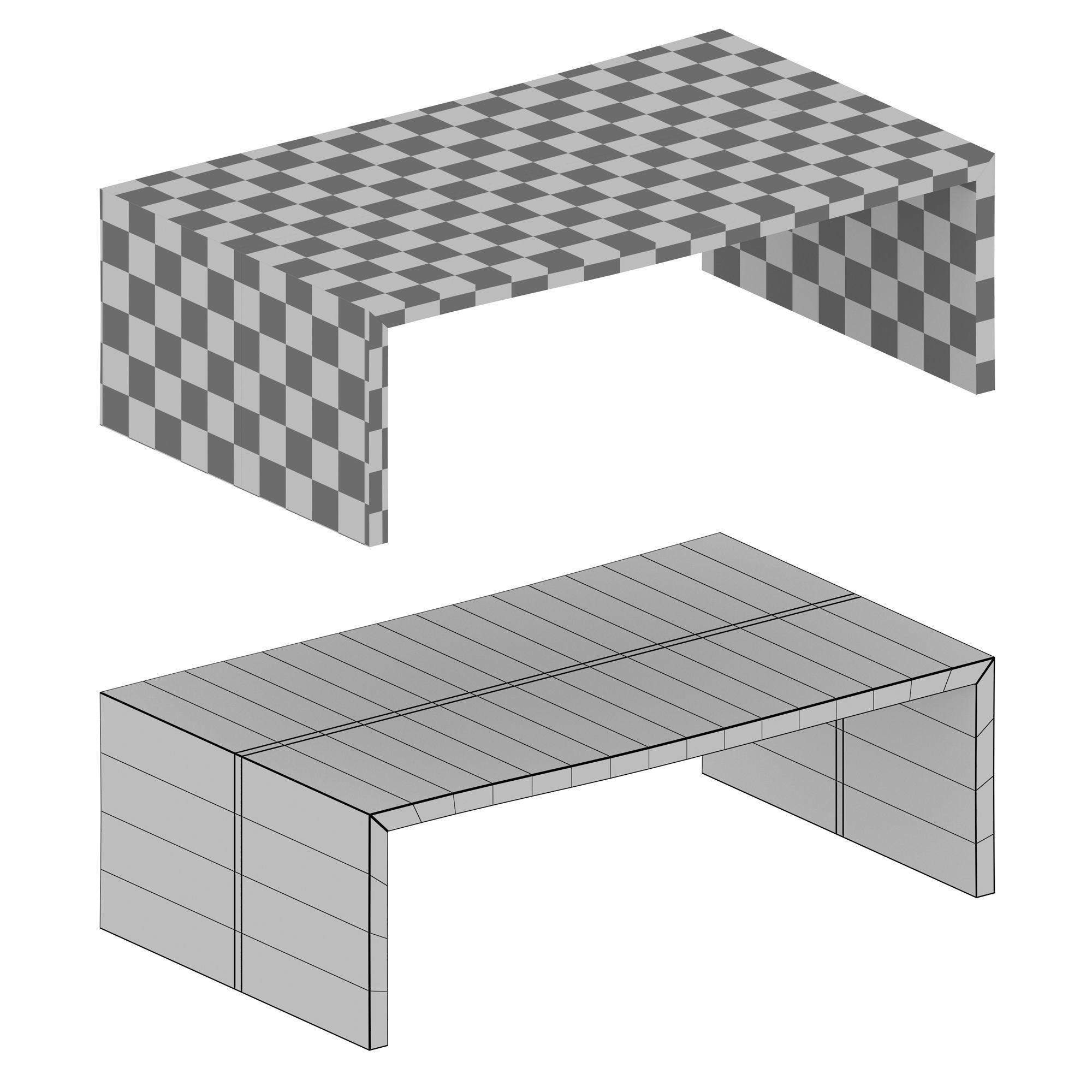 Montana Live Edge Coffee Table Crate and Barrel 3D model_16