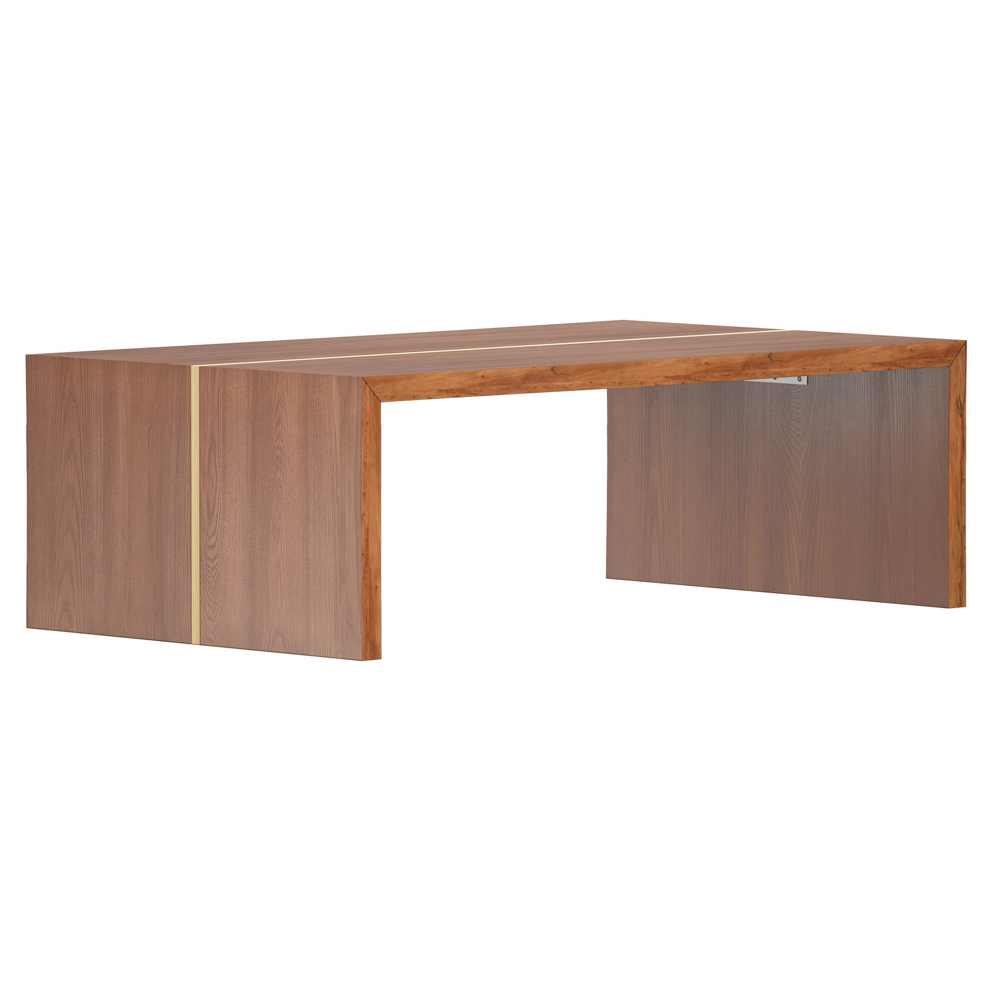 Montana Live Edge Coffee Table Crate and Barrel 3D model_2