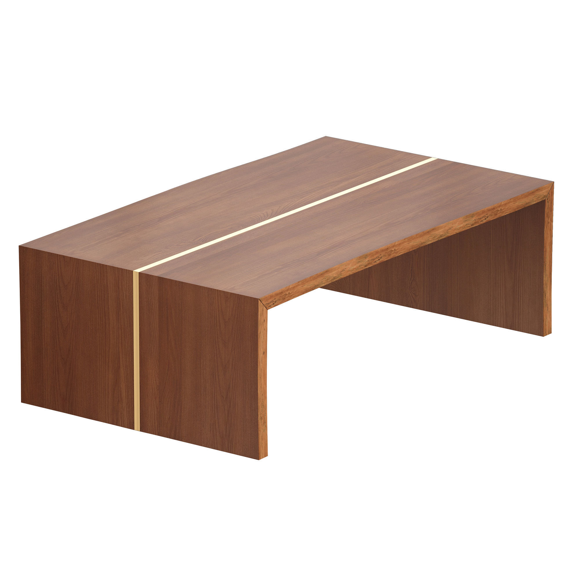 Montana Live Edge Coffee Table Crate and Barrel 3D model_6