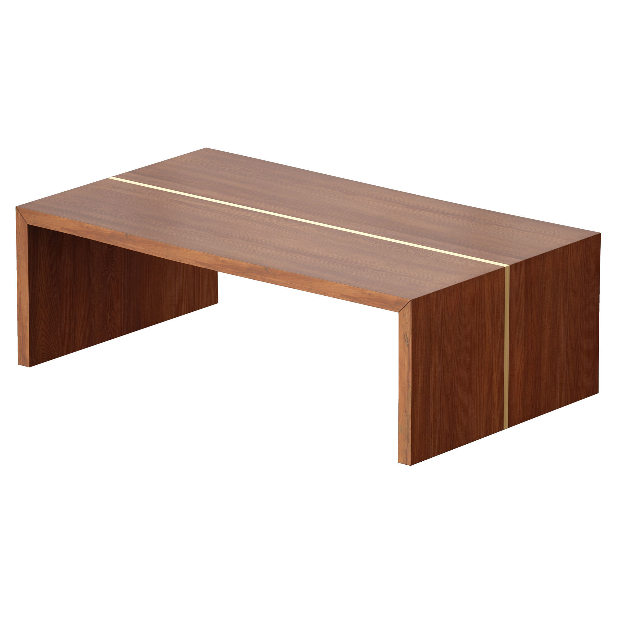 Montana Live Edge Coffee Table Crate and Barrel 3D model_7