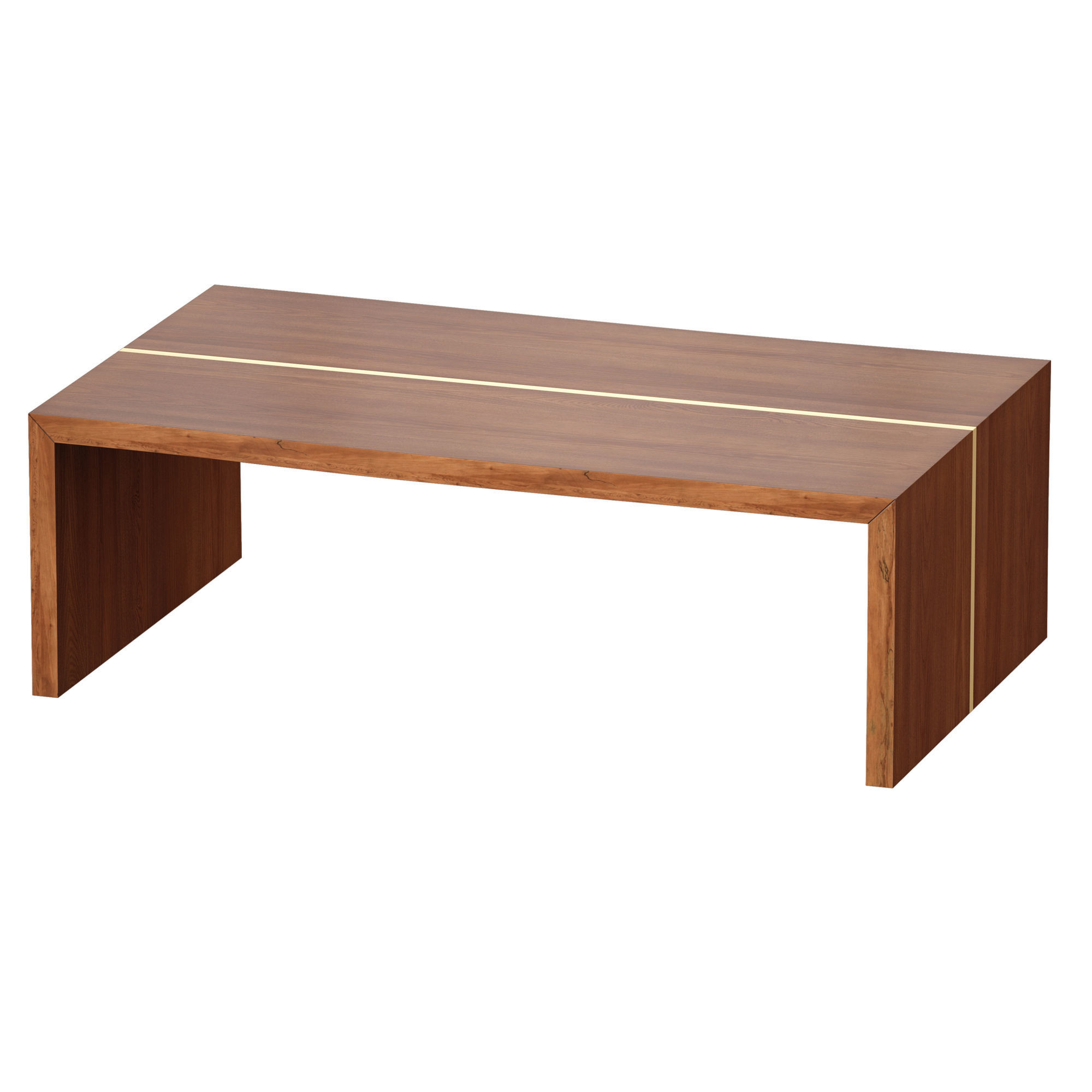 Montana Live Edge Coffee Table Crate and Barrel 3D model_8