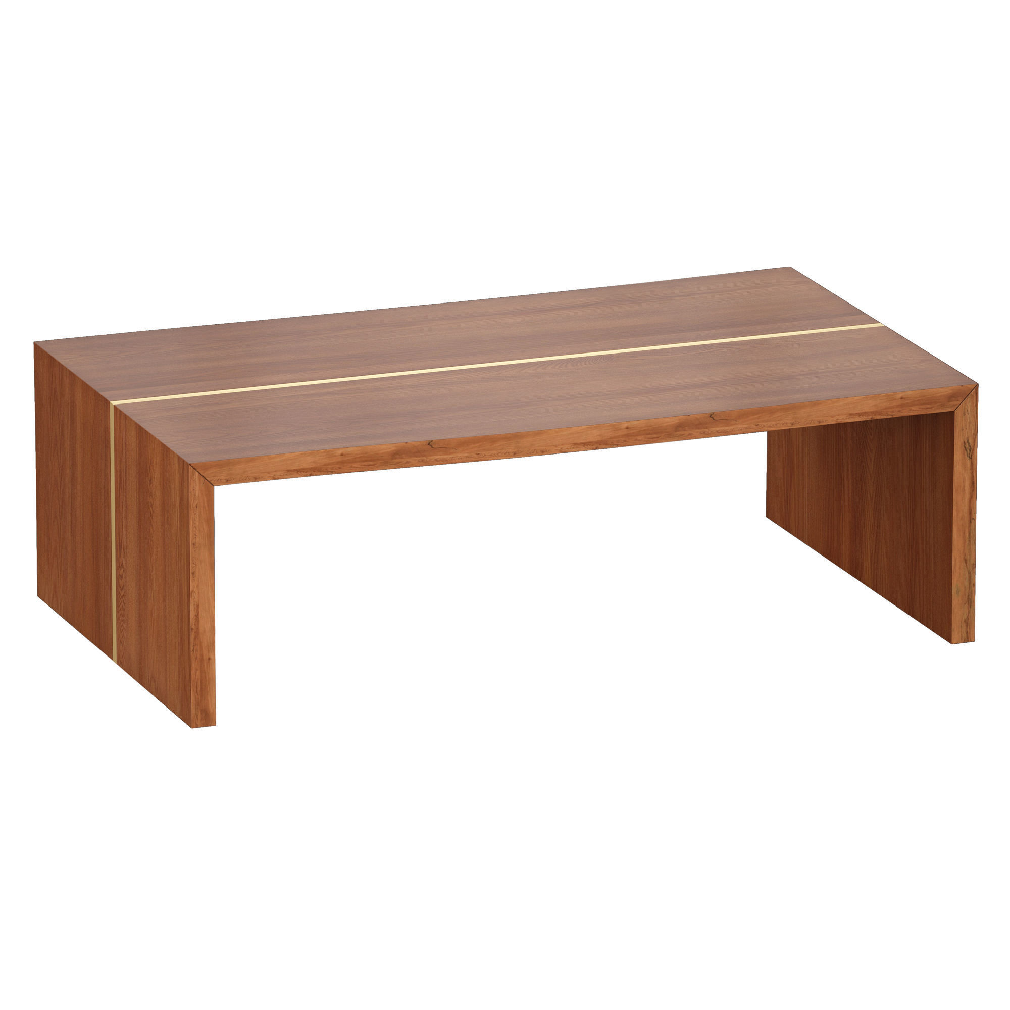 Montana Live Edge Coffee Table Crate and Barrel 3D model_9