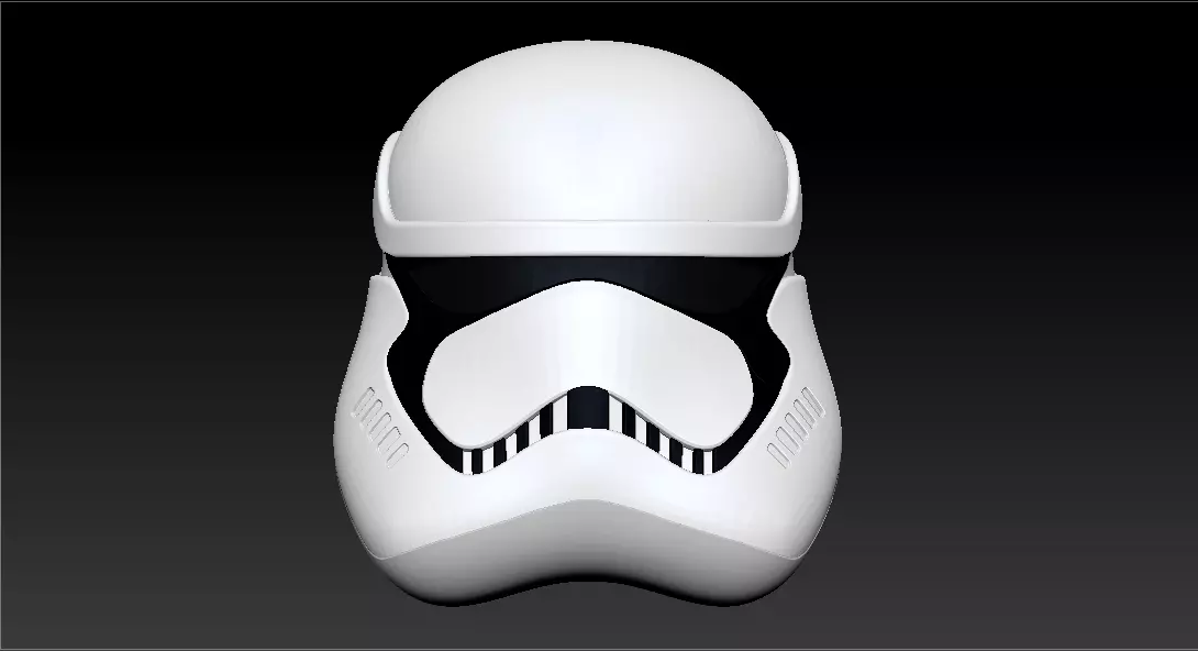 Storm Trooper Helmet 3D model_0