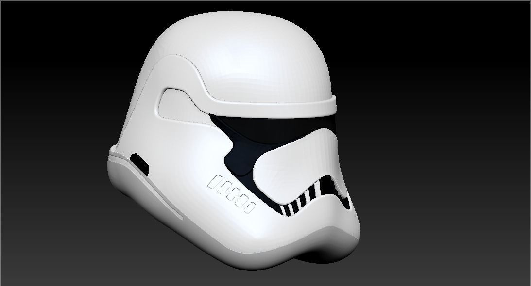 Storm Trooper Helmet 3D model_1