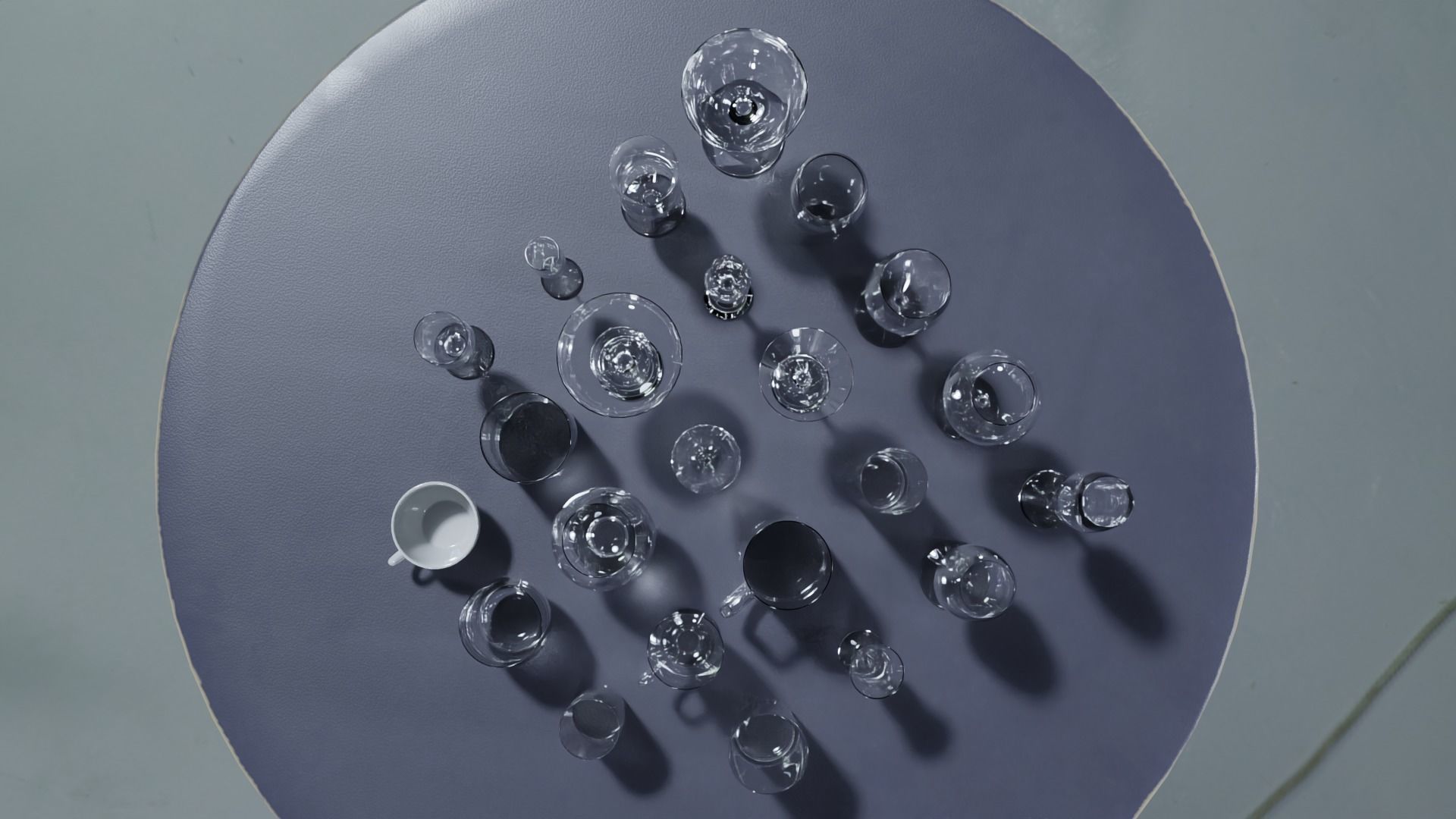 Glass pack collection - 3D model prop gameready Low-poly 3D model_20