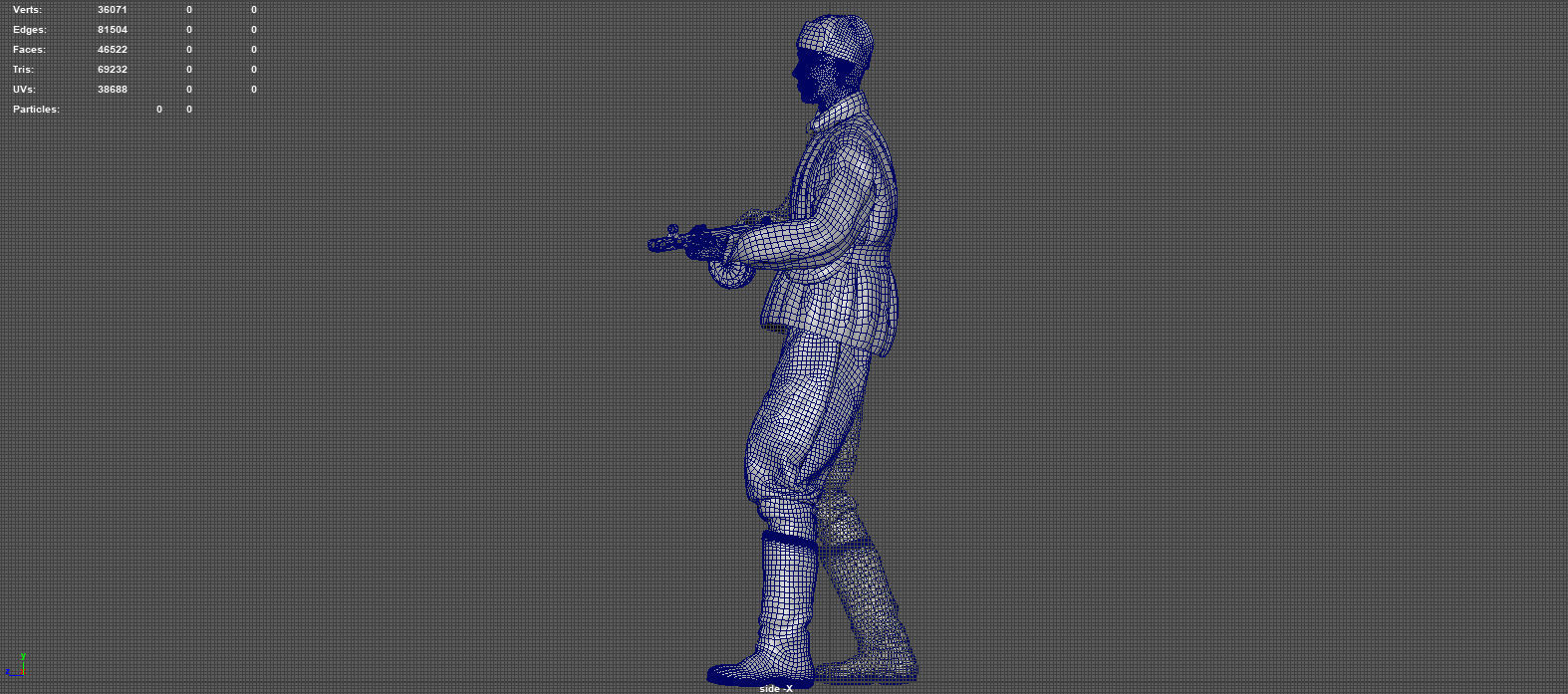INFANTY GUARD pose 3D model_13