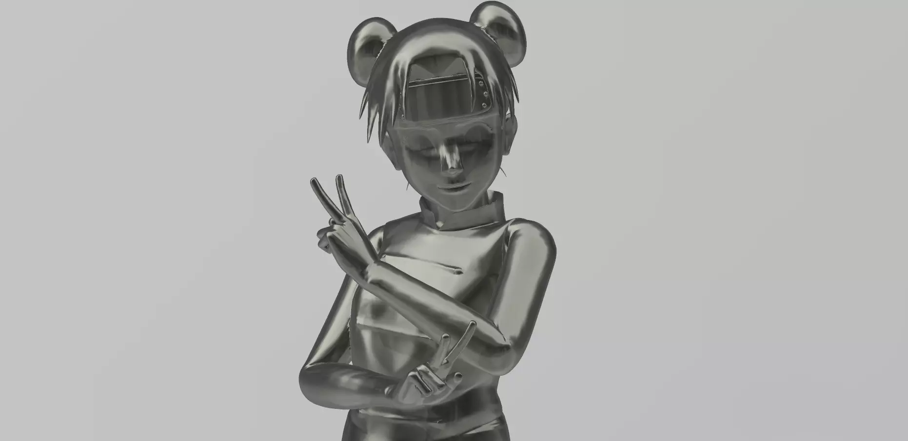 Tenten from Naruto 3D print model