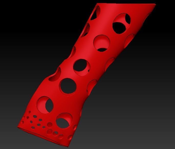 Arm splint - includes arm - Ferula 3D model_2