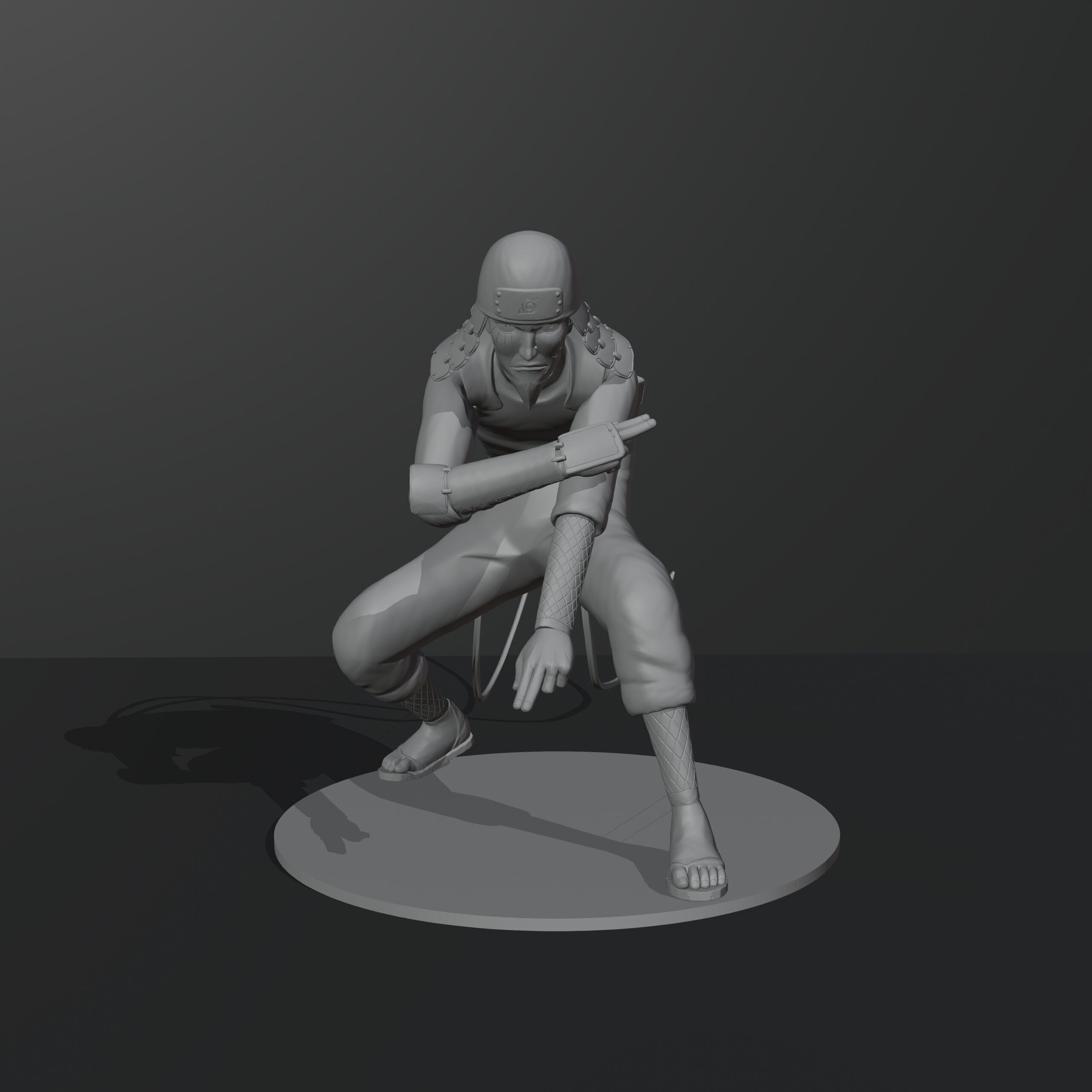 Hiruzen Sarutobi The Third Hokage from Naruto 3D print model_1