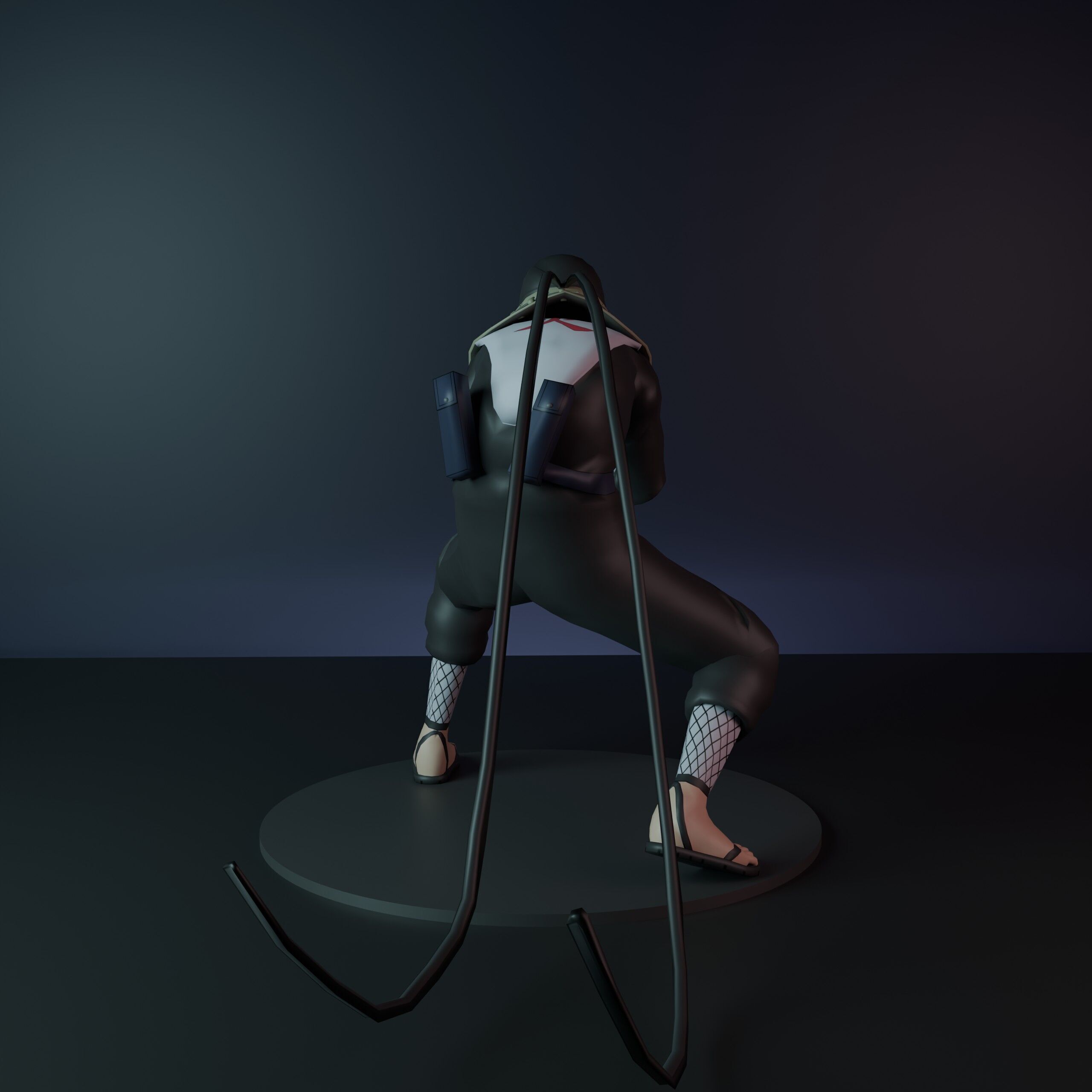 Hiruzen Sarutobi The Third Hokage from Naruto 3D print model_6