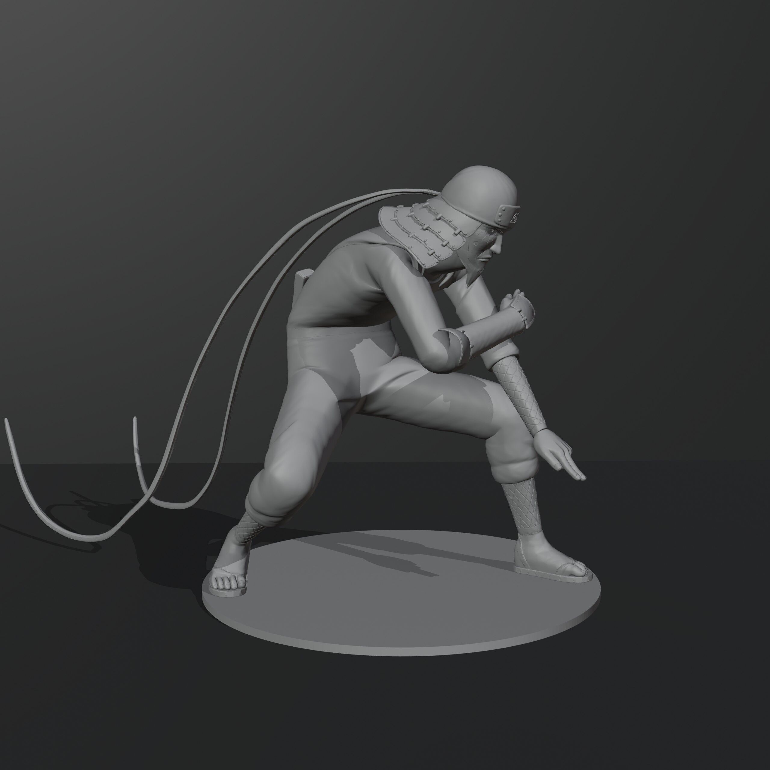 Hiruzen Sarutobi The Third Hokage from Naruto 3D print model_11