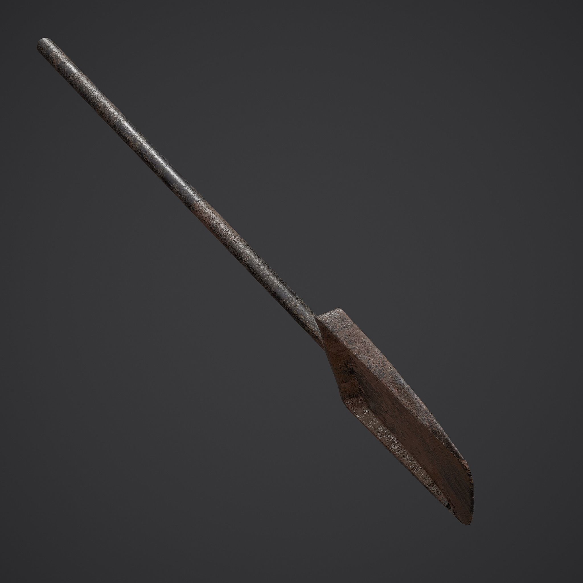 Coal and Coal Shovel  3D Model Collection_15