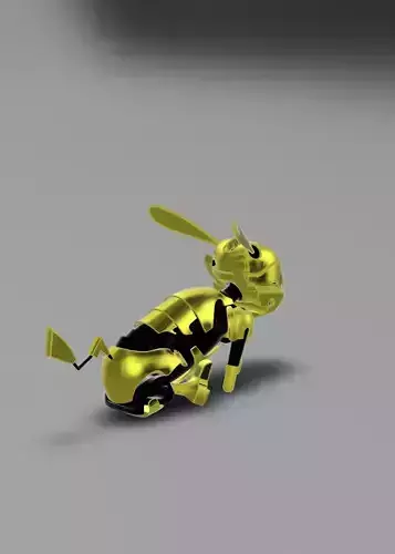 Robot Pikachu 3D model