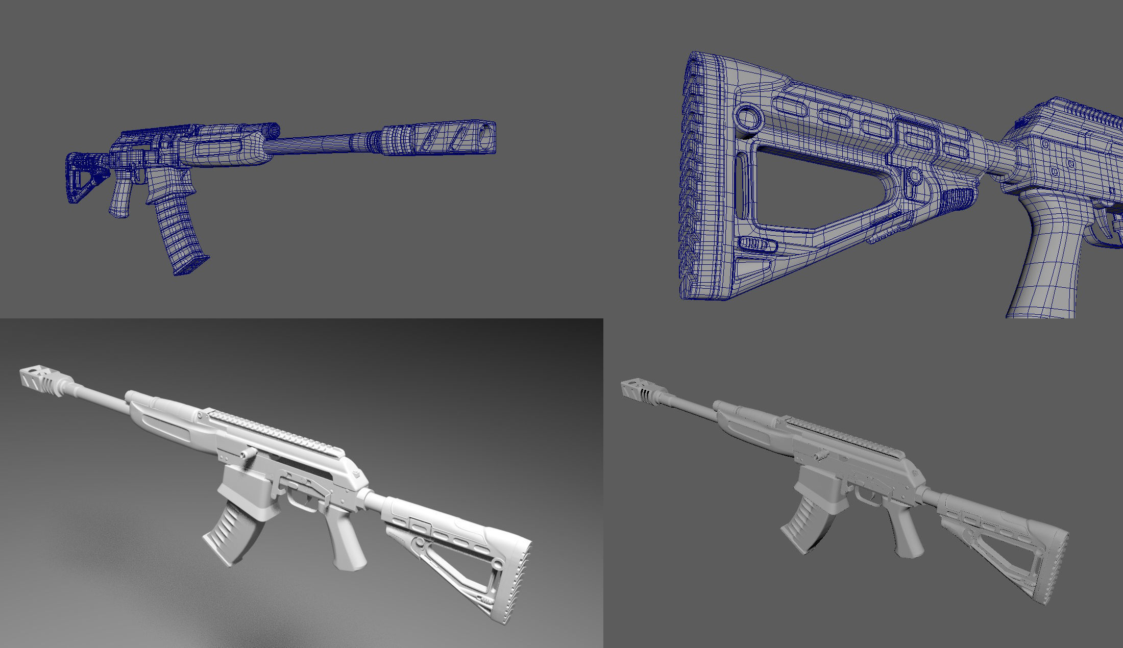 Saiga-12 ver 340 3D model_6