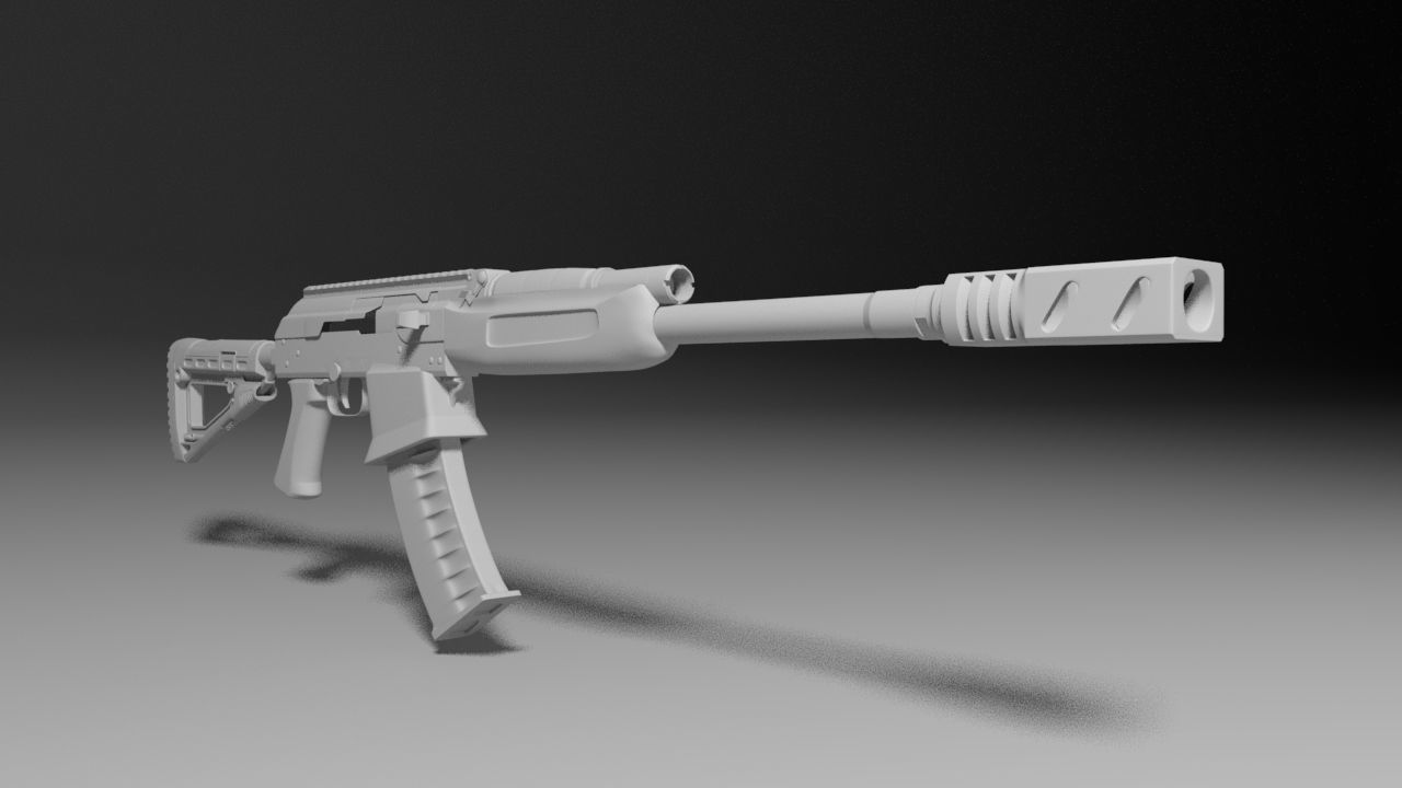 Saiga-12 ver 340 3D model_3