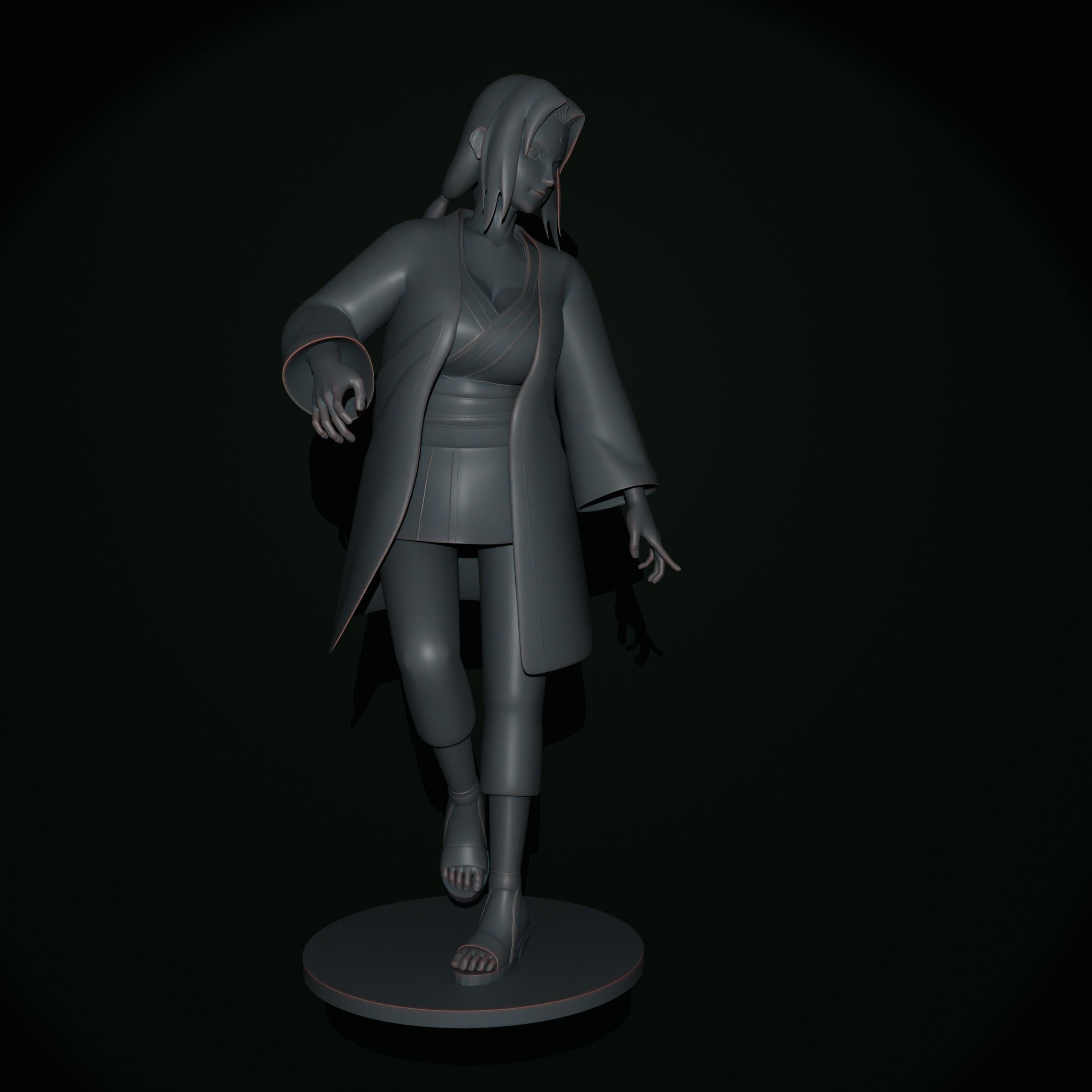 Tsunade 3D print model_11