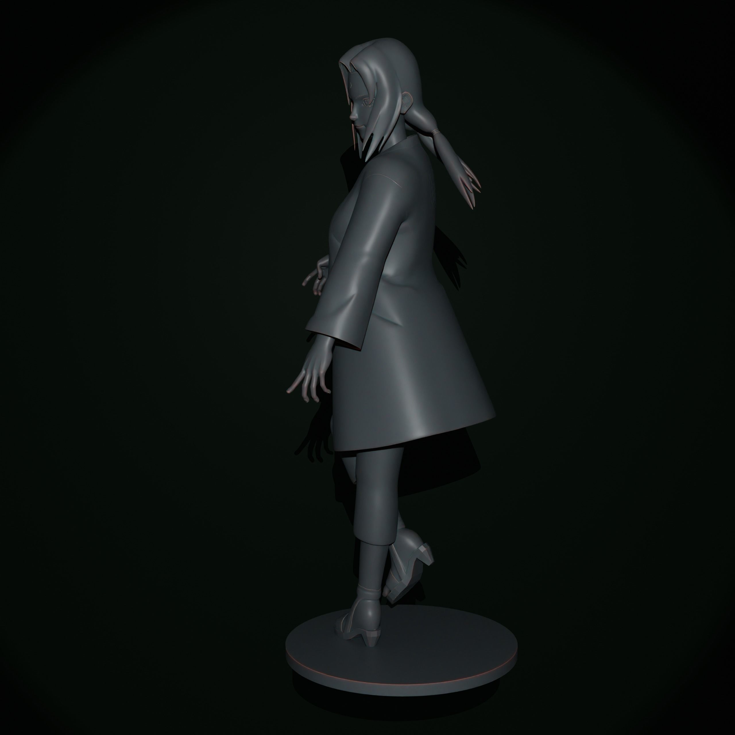 Tsunade 3D print model_3