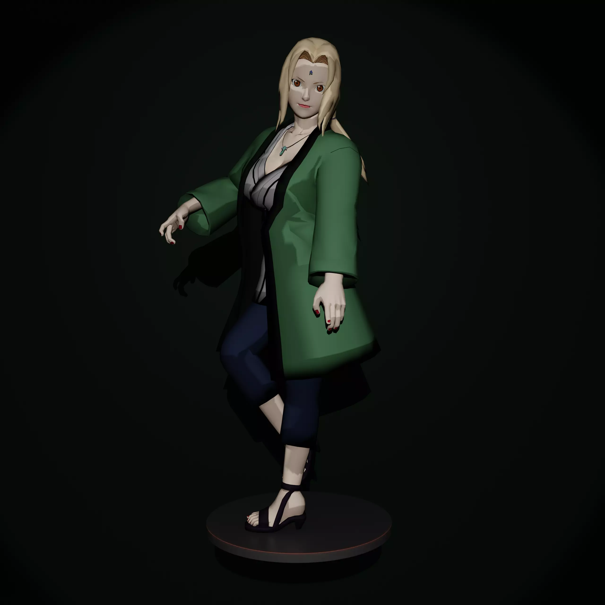 Tsunade 3D print model_0