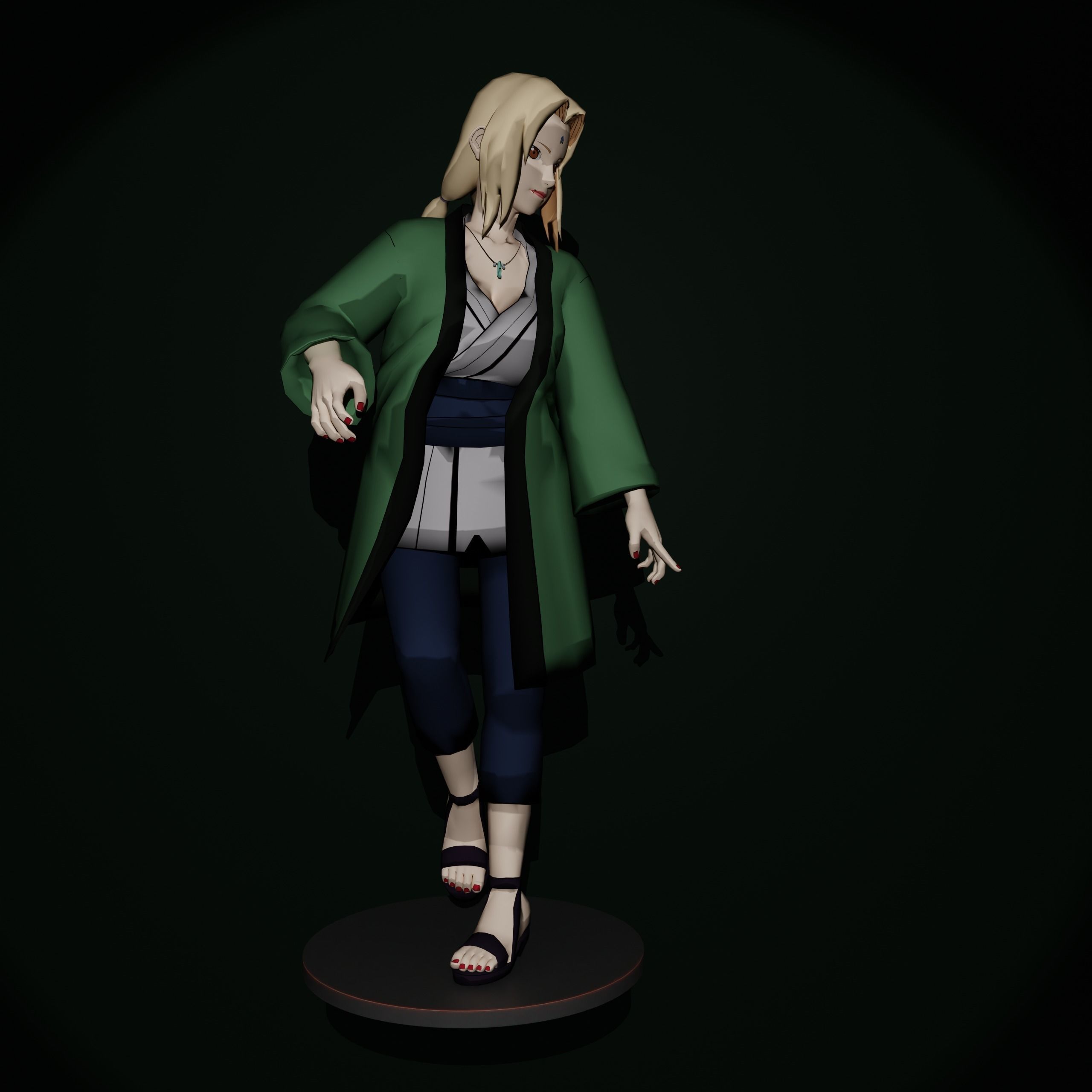 Tsunade 3D print model_10