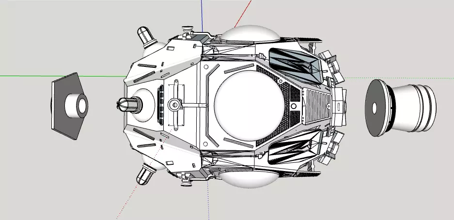 Probe Droid Dispatch Pod 223 3D print model_0