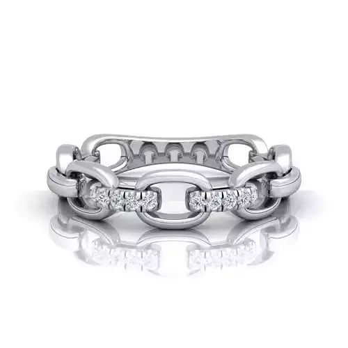 Cuban Link Ring  3D print model