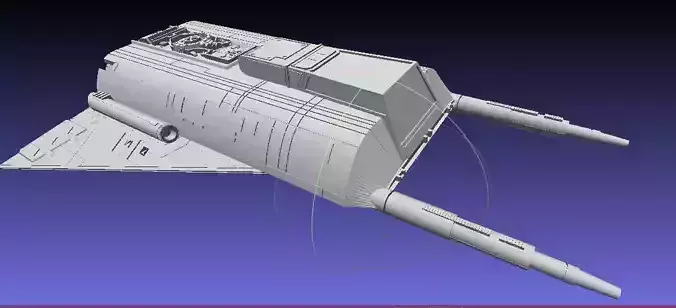 1k I7 Incom Imperial Howlrunner 3D print model