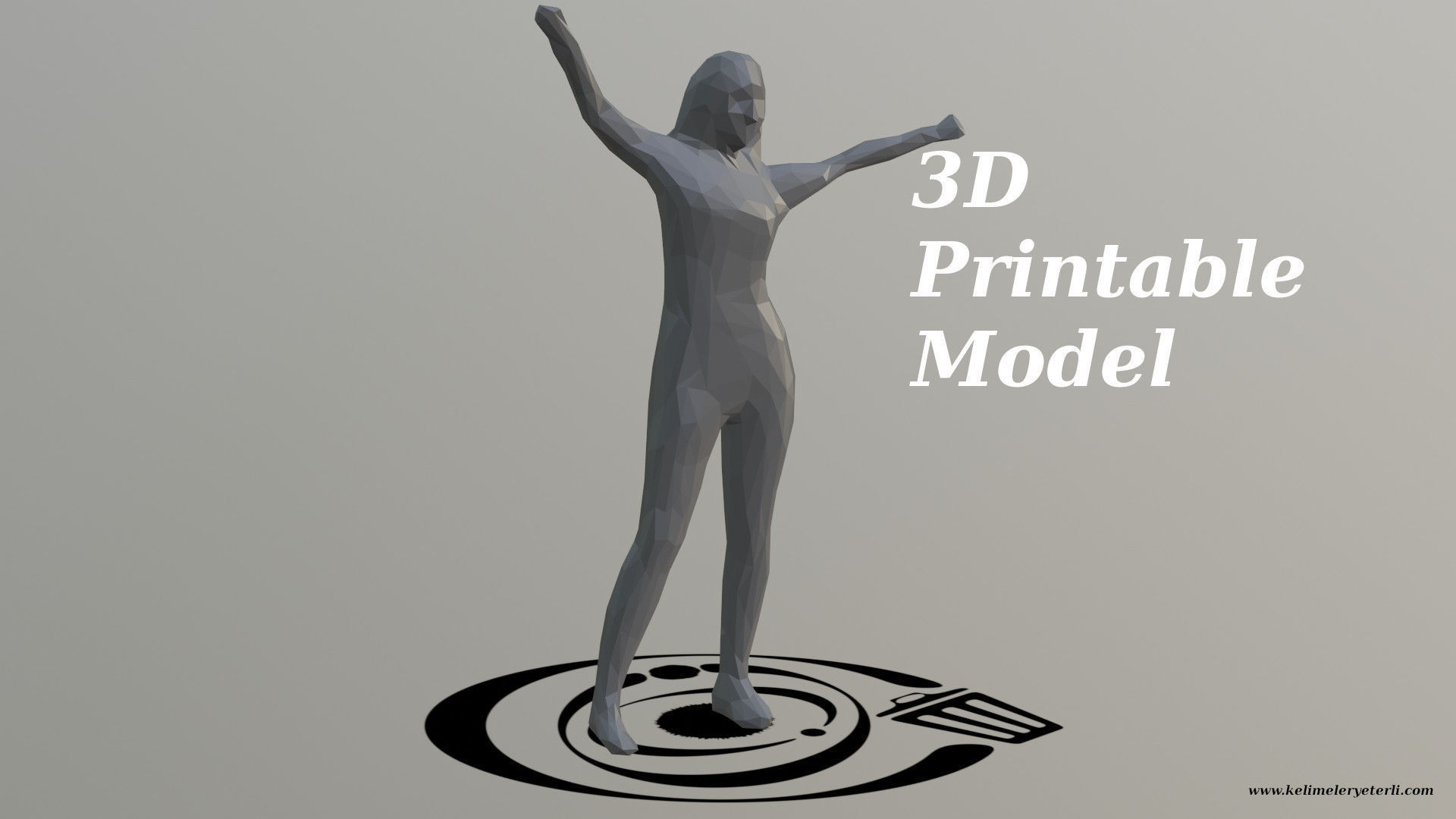 Human 067 LP R Low-poly 3D model_4