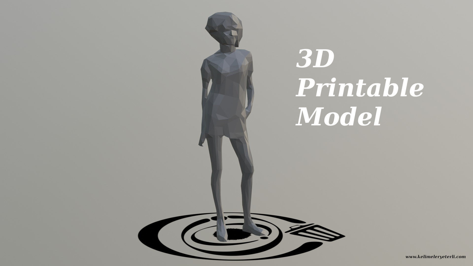 Human 069 LP R Low-poly 3D model_4