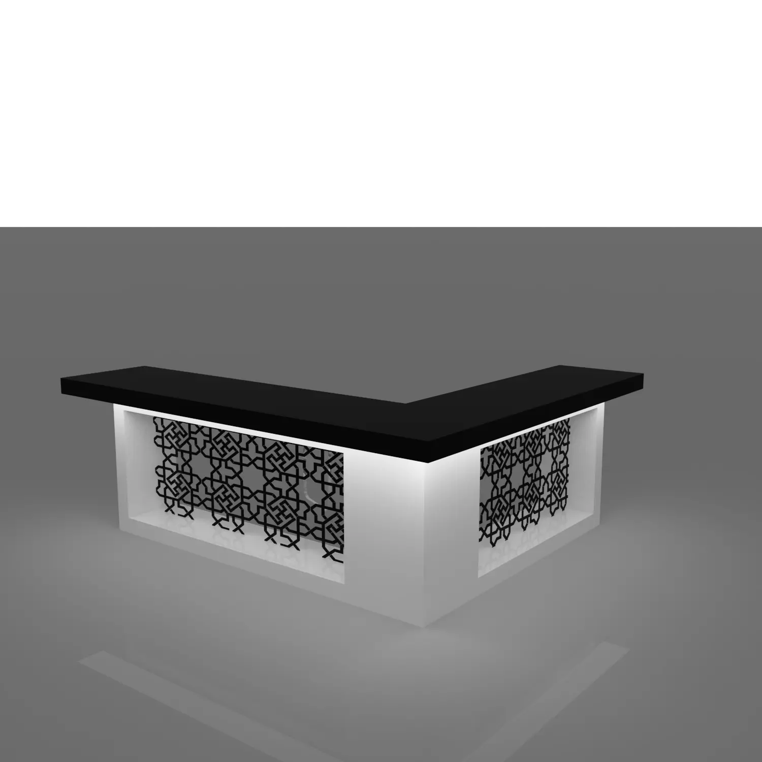 counter desk Free 3D print model