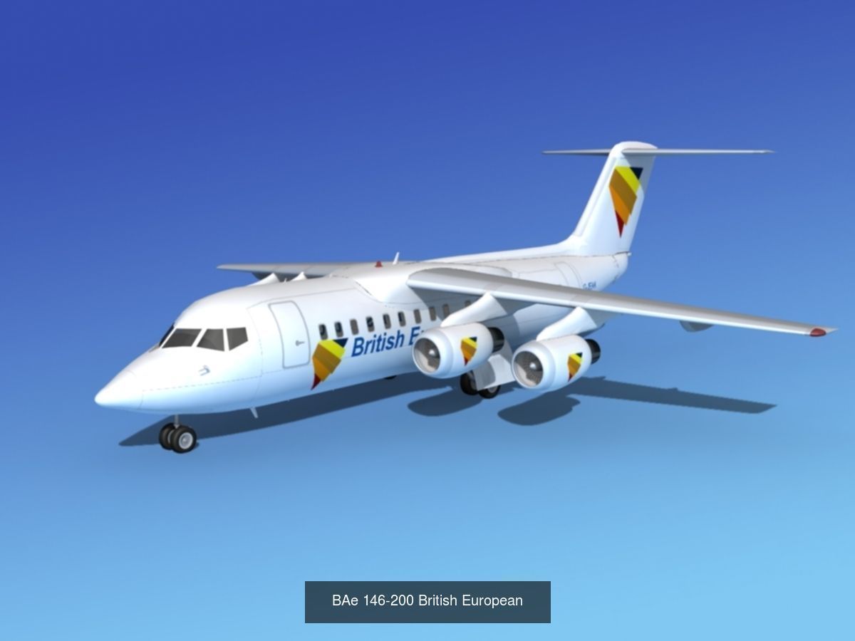 39 British Airways Jetliners 3D Model Collection_19