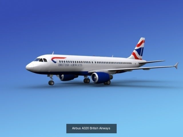 39 British Airways Jetliners 3D Model Collection_5