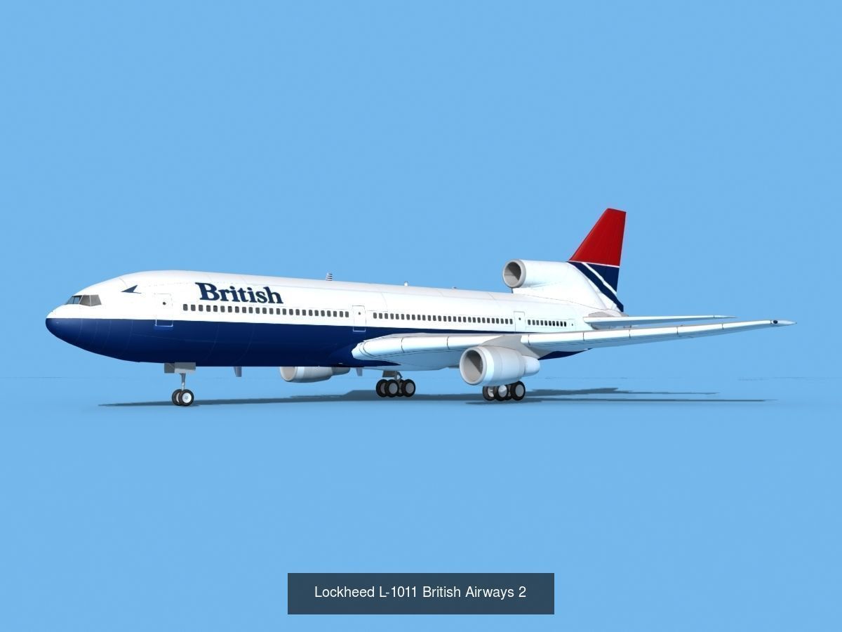 39 British Airways Jetliners 3D Model Collection_42