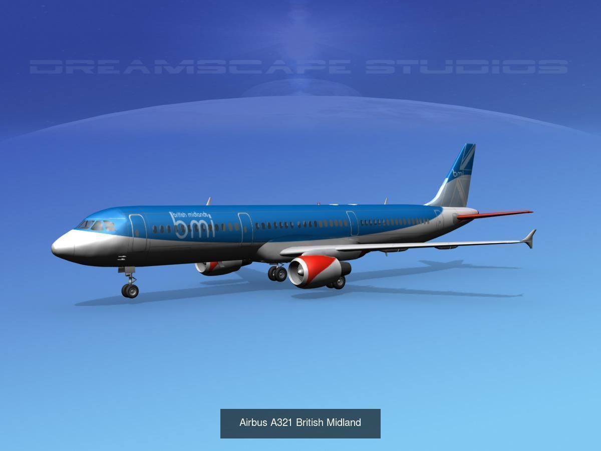 39 British Airways Jetliners 3D Model Collection_27