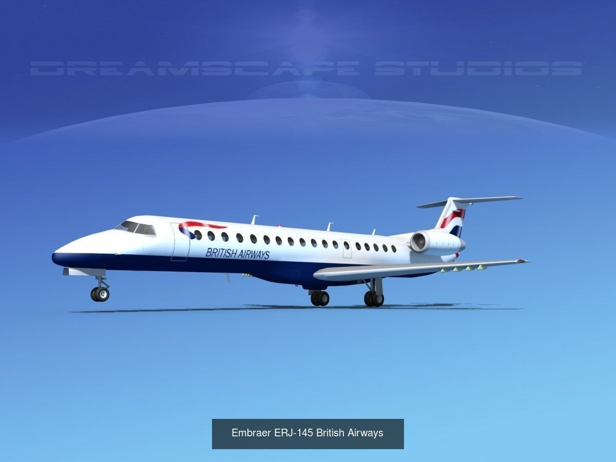 39 British Airways Jetliners 3D Model Collection_28