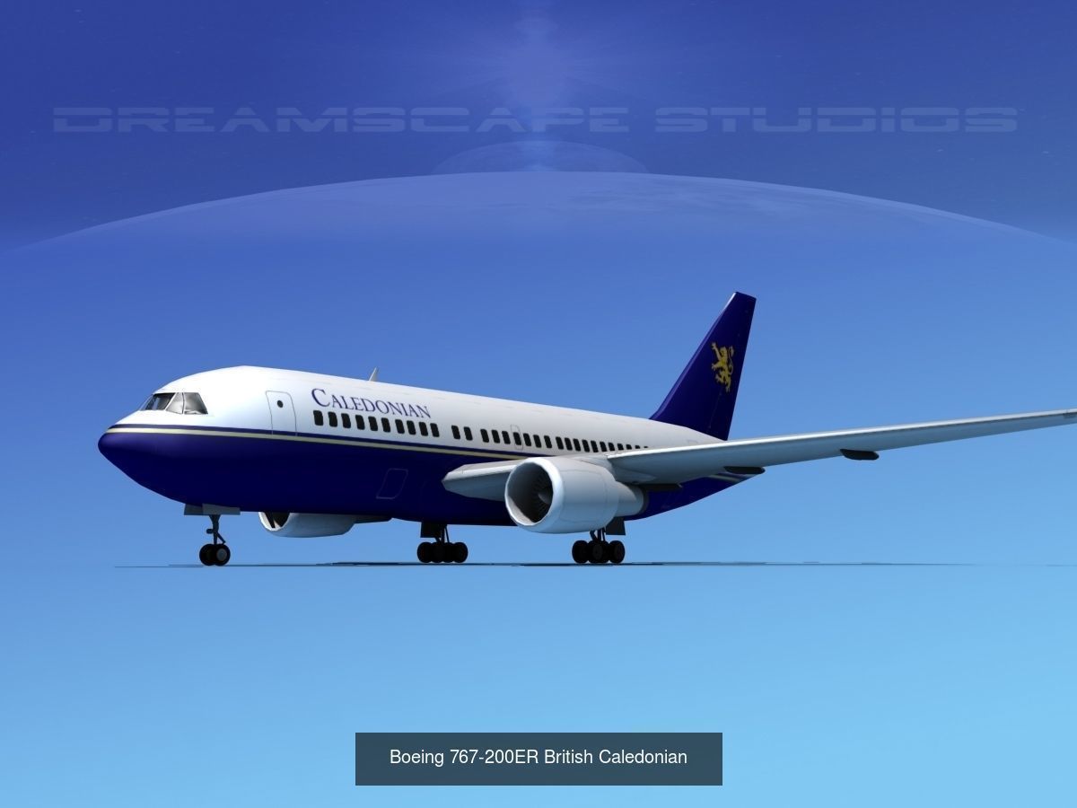 39 British Airways Jetliners 3D Model Collection_40