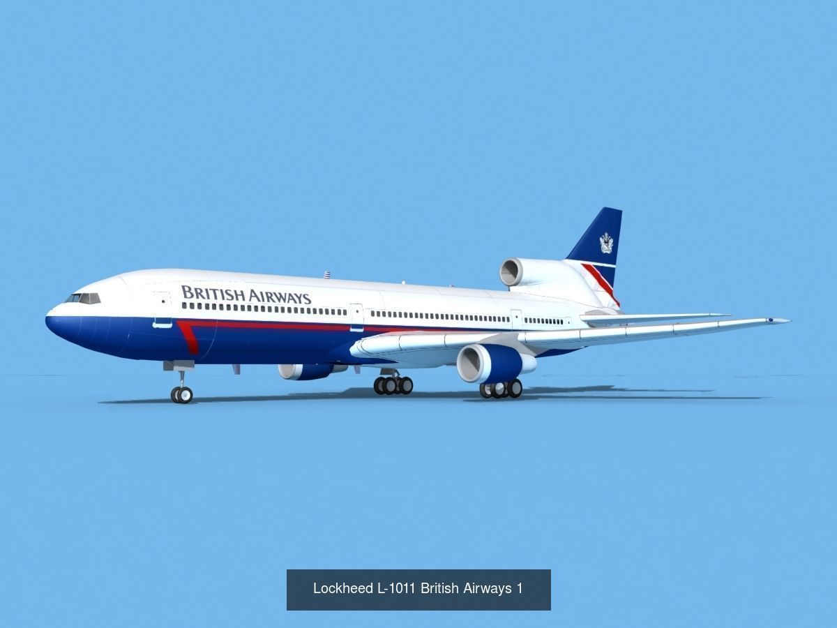 39 British Airways Jetliners 3D Model Collection_41