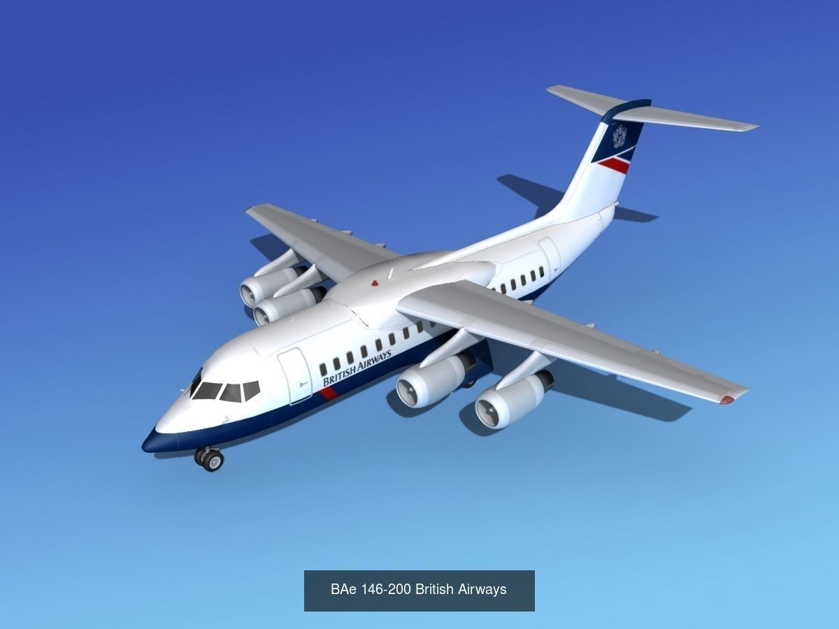 39 British Airways Jetliners 3D Model Collection_18