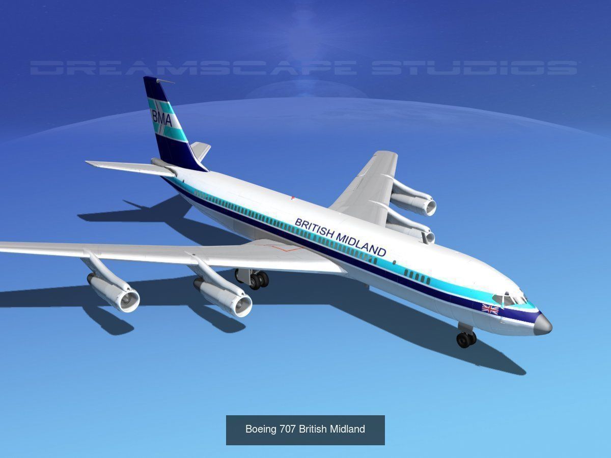 39 British Airways Jetliners 3D Model Collection_17