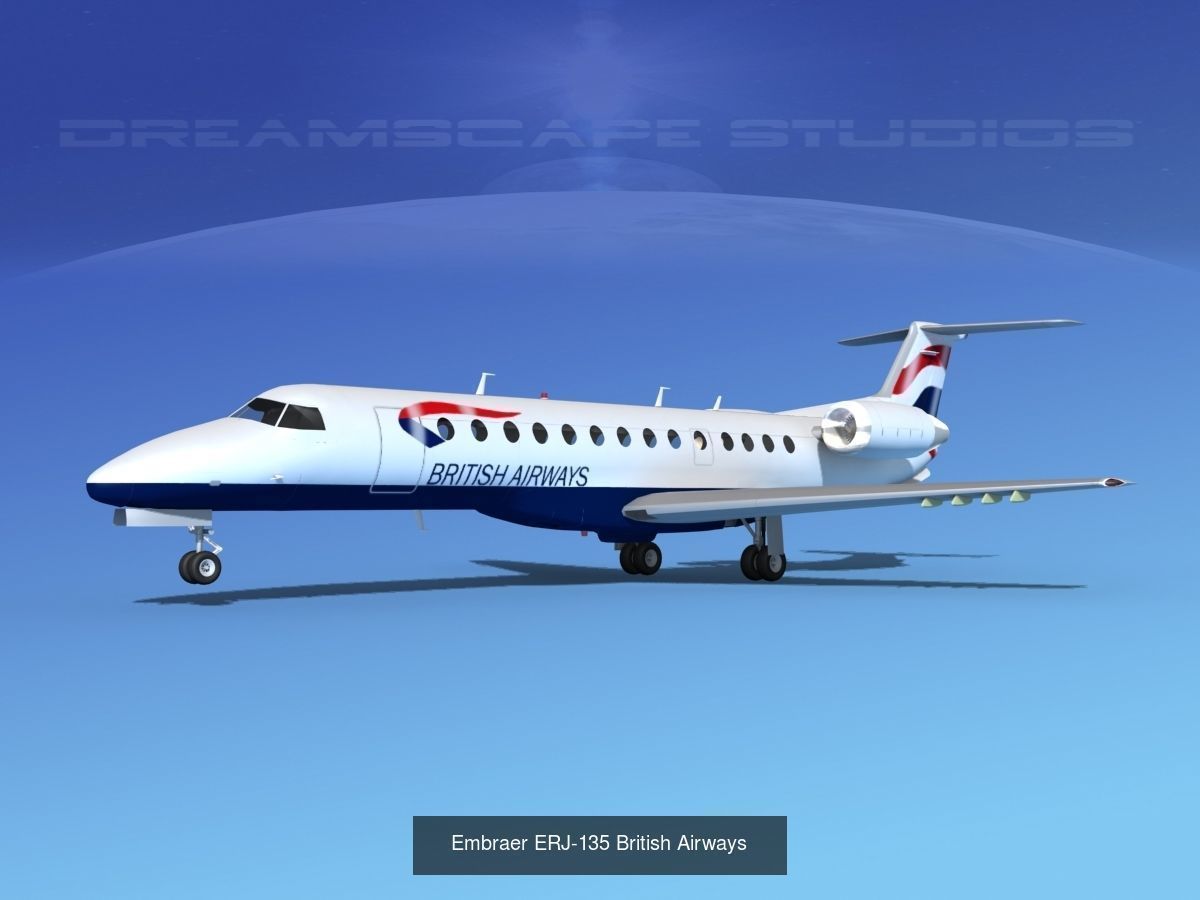 39 British Airways Jetliners 3D Model Collection_31