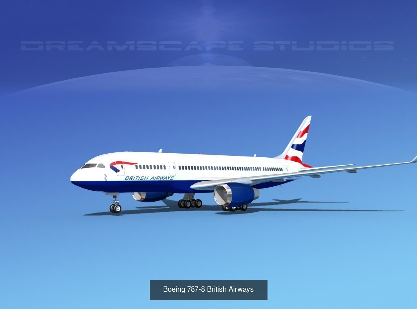 39 British Airways Jetliners 3D Model Collection_24