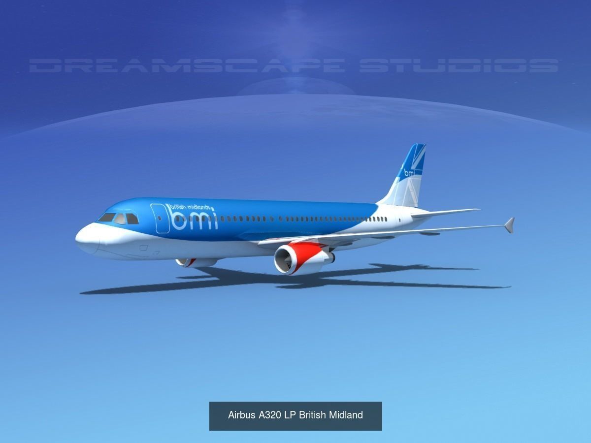 39 British Airways Jetliners 3D Model Collection_12