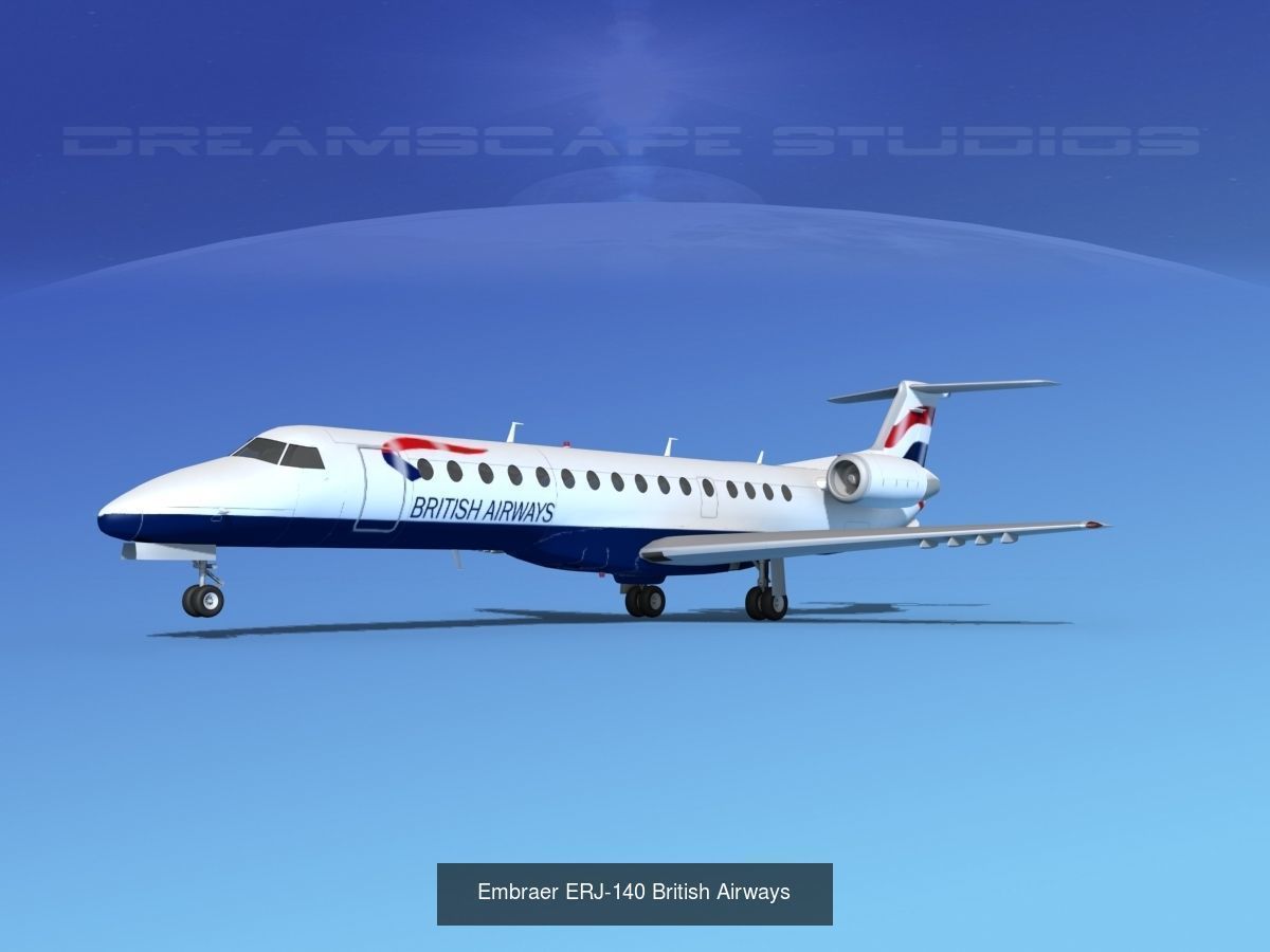 39 British Airways Jetliners 3D Model Collection_25