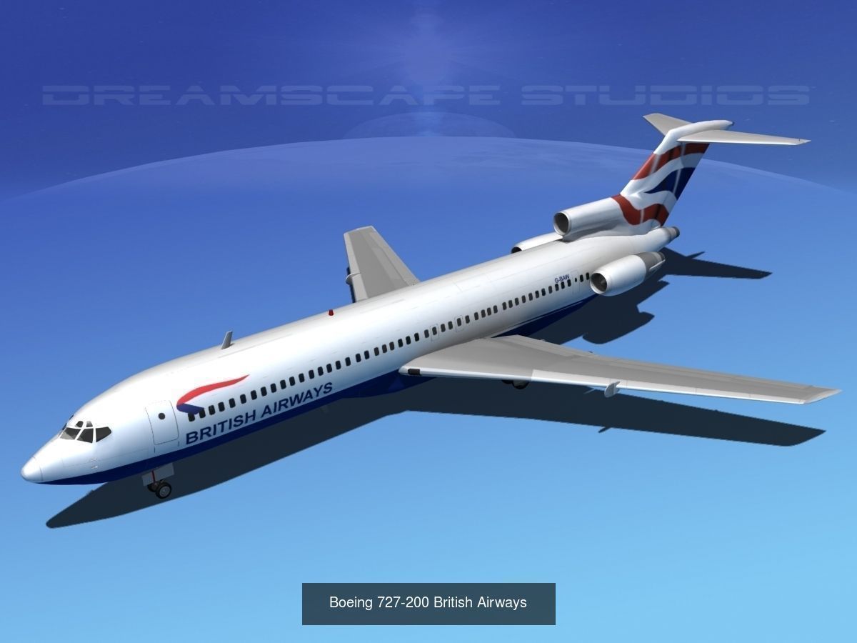 39 British Airways Jetliners 3D Model Collection_21