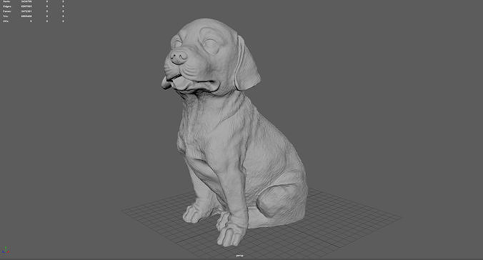 LABRADOR FOR 3D PRINT 3D print model