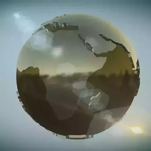 Motion Graphics Earth Globe