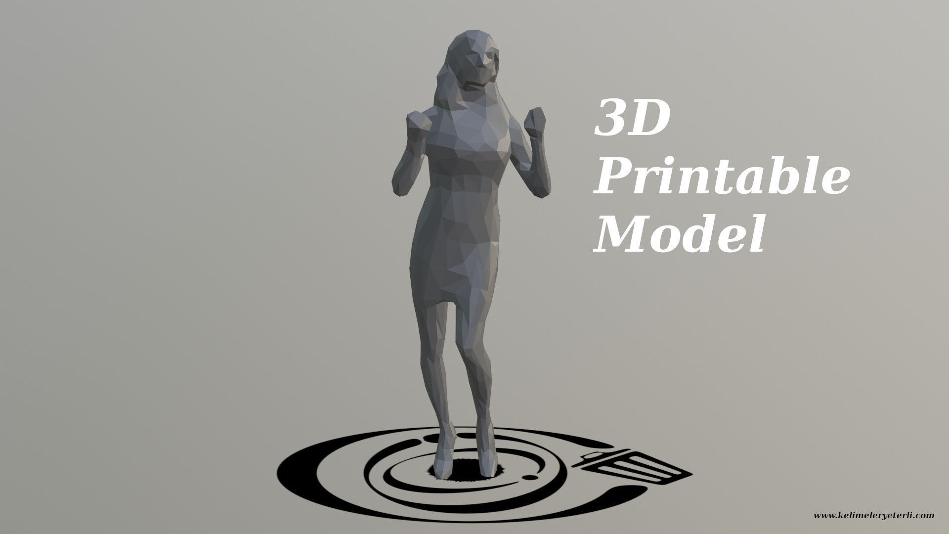 Human 071 LP R Low-poly 3D model_4