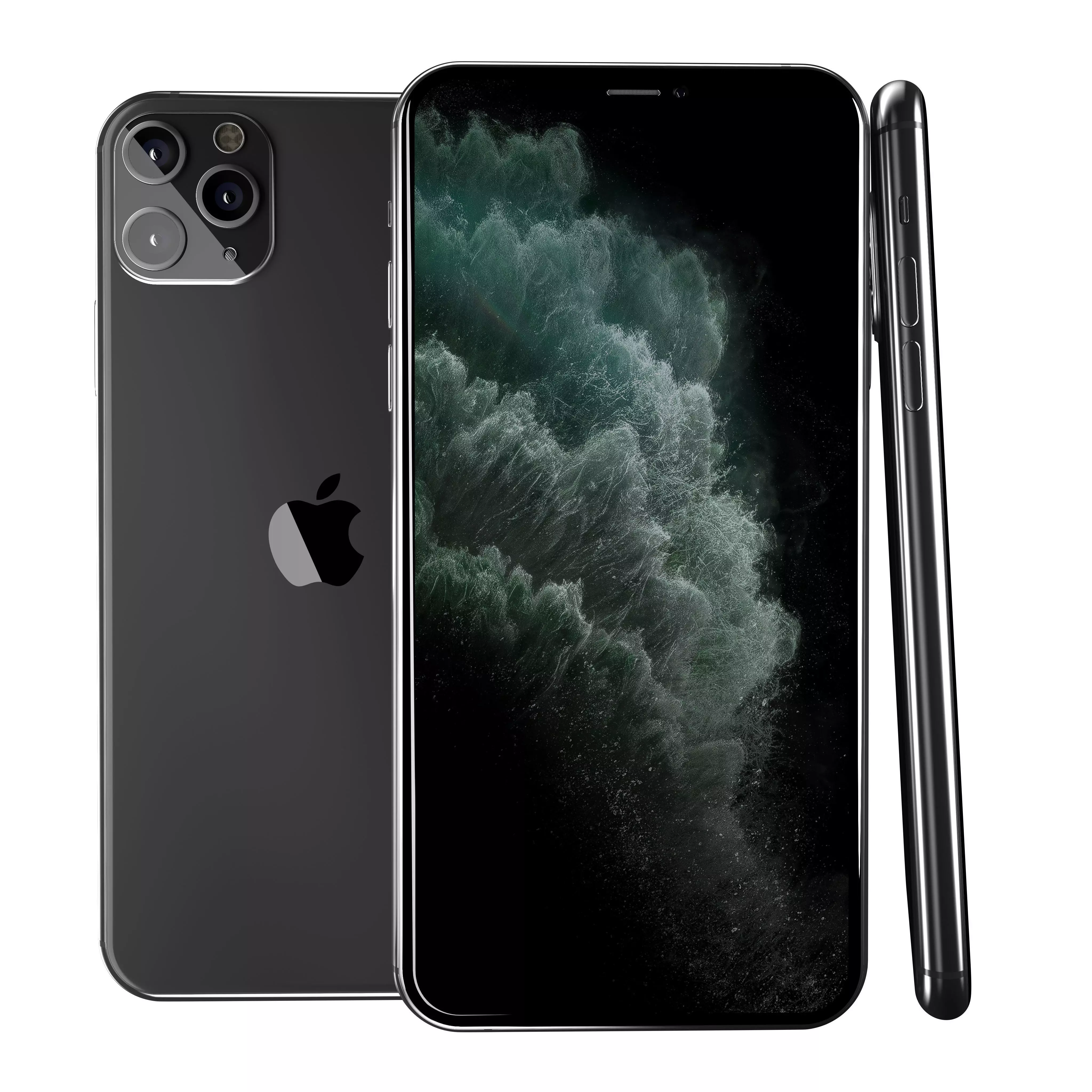 Apple iPhone 11 Pro Max Space Gray 3D model