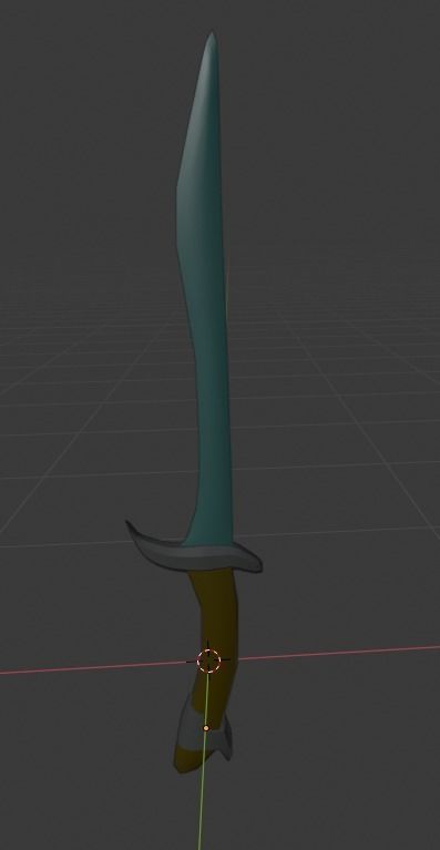 Low Poly Sword Pack Low-poly 3D model_2