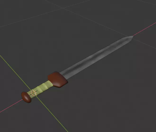 Low Poly Sword Pack Low-poly 3D model_0