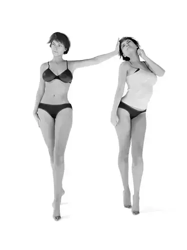 3d model  Alice and Vasilisa